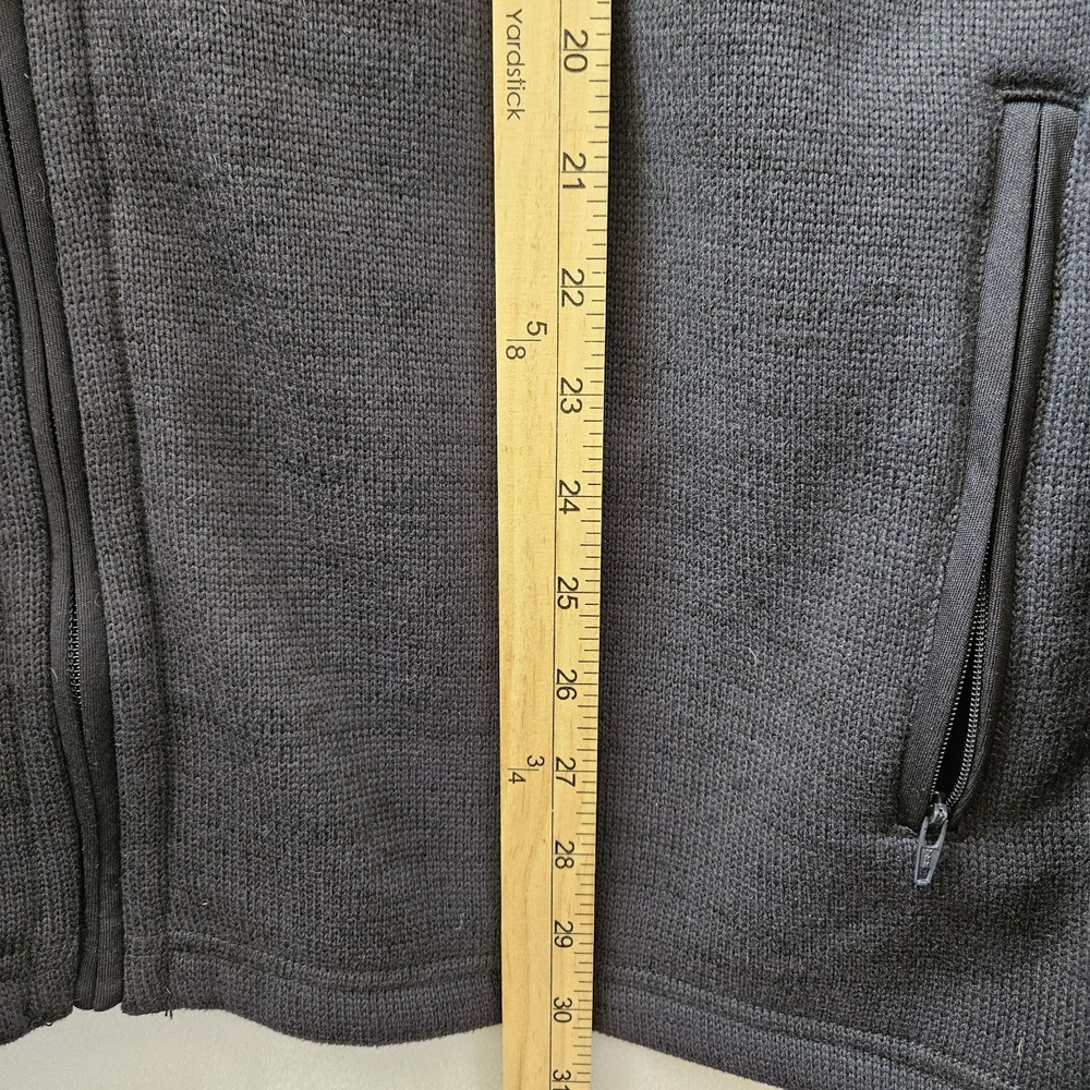 Criquet Sweater Jacket Men's XL Full Zip Navy Fleece Polyester Long Sleeve Golf - Picture 5 of 13